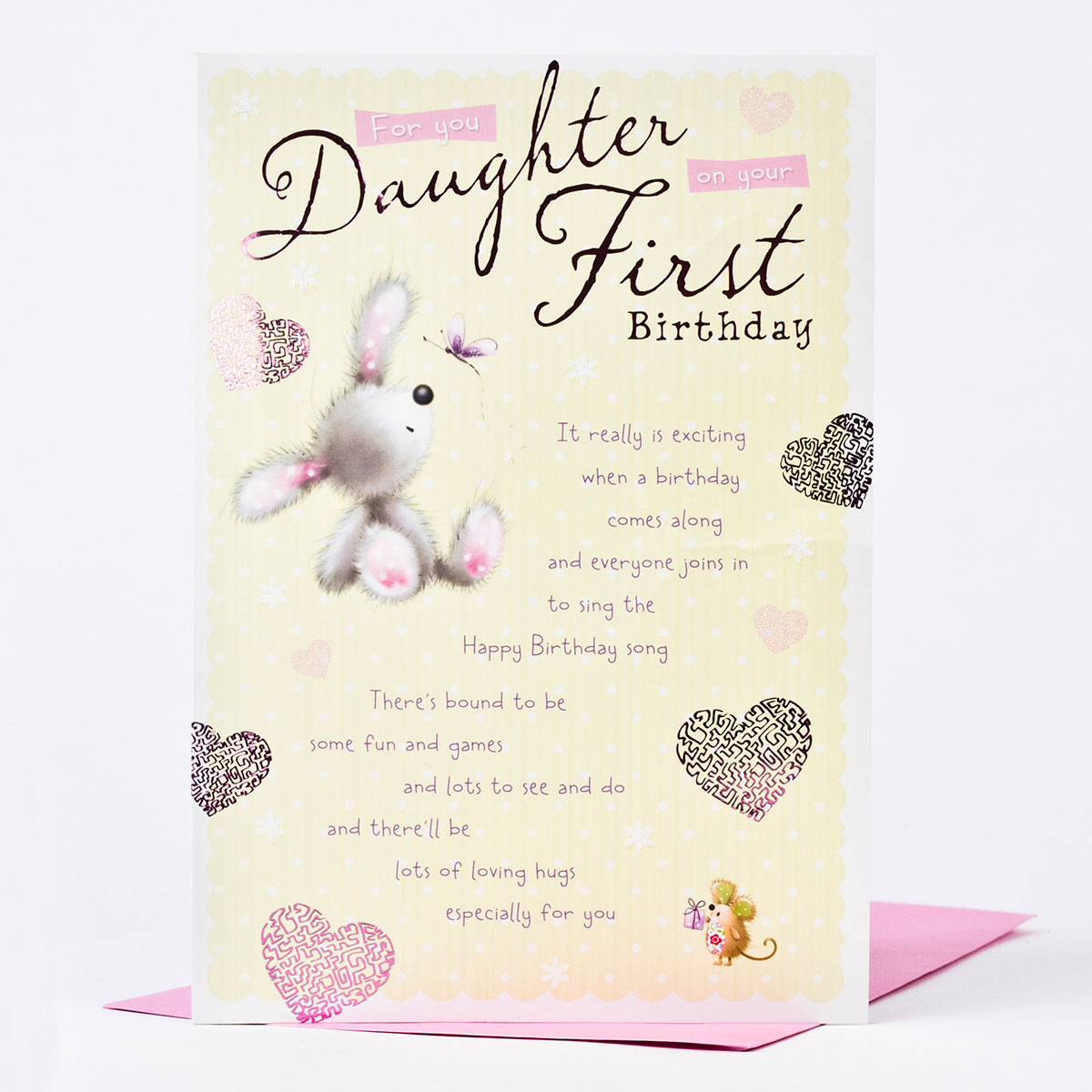 First Birthday Card Ideas Birthday Card Daughter First Birthday
