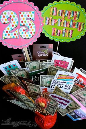 Gift Card Birthday Ideas Birthday Gift Basket Idea With Free Printables Inkhappi