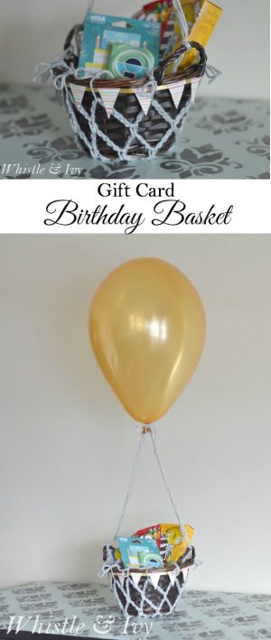 Gift Card Birthday Ideas Gift Card Birthday Basket Pretty Providence
