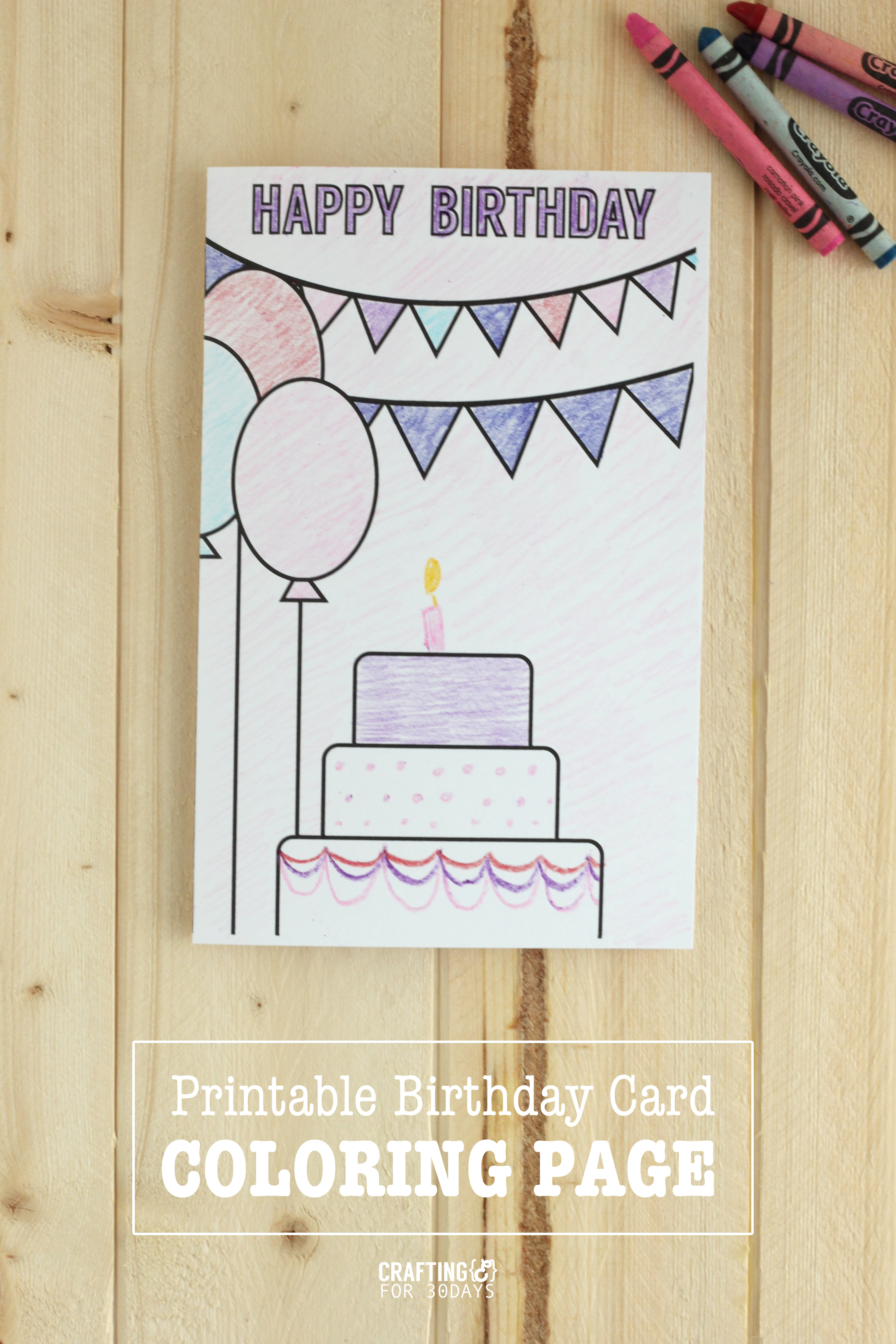 Good Ideas For A Birthday Card Coloring Ideas Birthday Coloring Pages Card Page Birthdaycard1