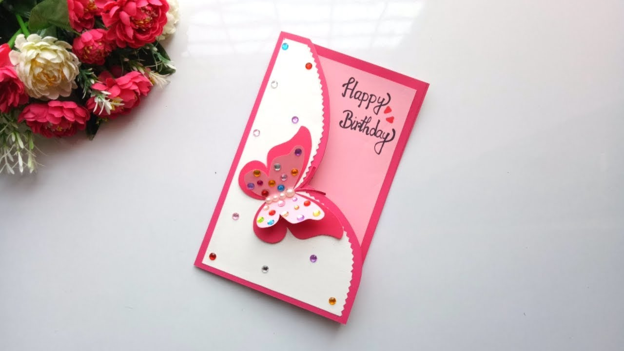 Greeting Cards Ideas For Birthday Beautiful Handmade Birthday Card Idea Diy Greeting Cards For Birthday