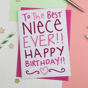 Hand Drawn Birthday Card Ideas Birthday Card For Niece