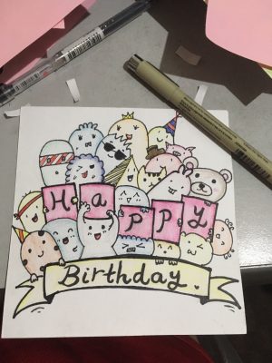 Hand Drawn Birthday Card Ideas Cards Birthday Card Drawing Marvelous Happy Birthday To You Hand