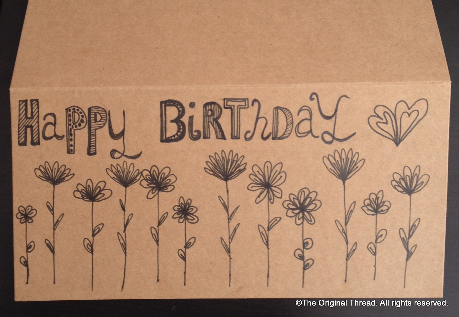 Hand Drawn Birthday Card Ideas New Surface Designs A Time To Grow Theoriginalthread