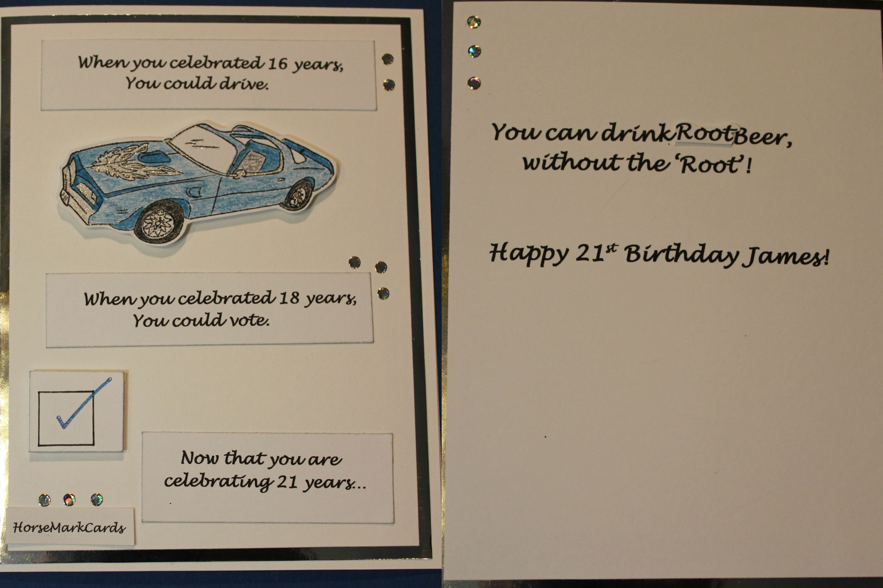 Handmade 21St Birthday Card Ideas Handmade Cards To Celebrate A 21st Birthday