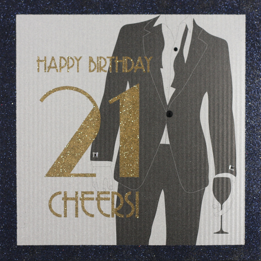 Handmade 21St Birthday Card Ideas Happy Birthday 21 Handmade 21st Birthday Card Tux1