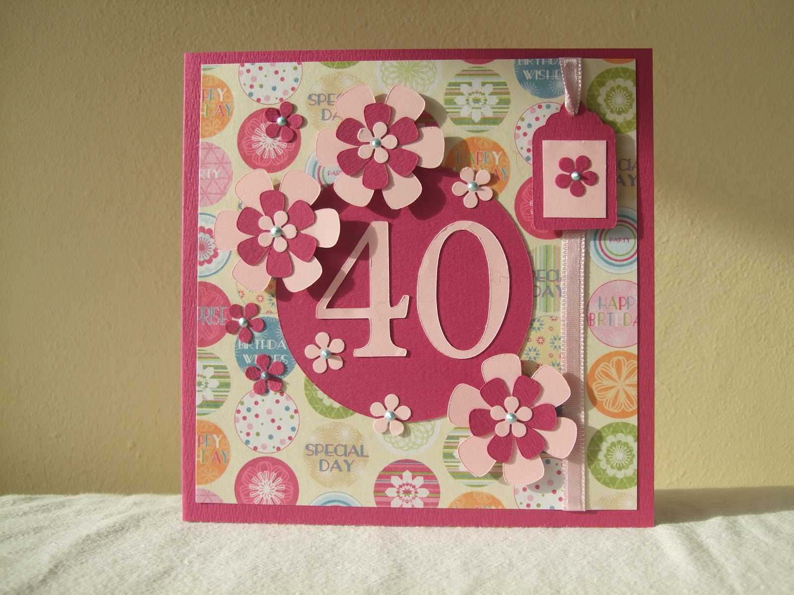 Handmade 40Th Birthday Card Ideas 93 40th Birthday Cards Handmade Handmade Personalised Son 40th