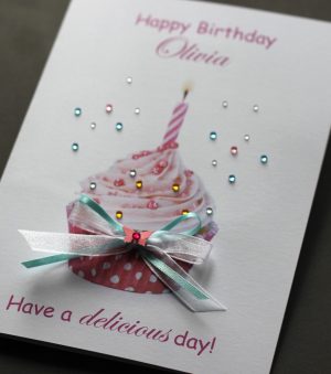 Handmade 40Th Birthday Card Ideas Large Handmade Personalised Cupcake Birthday Card 16th 21st 20th 30th 40th