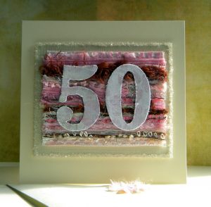 Handmade 50Th Birthday Card Ideas 50th Birthday Card The Handmade Card Blog