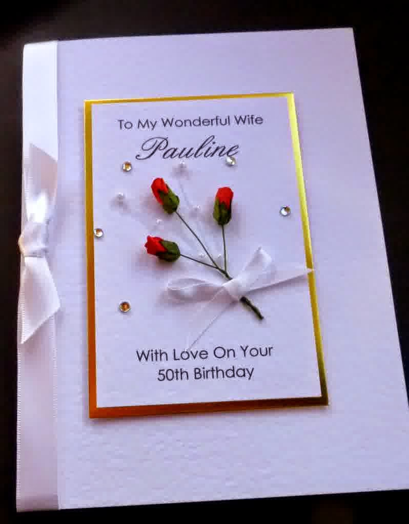 Handmade 50Th Birthday Card Ideas Chriss Card Craft The Benefits Of Handmade Birthday Cards