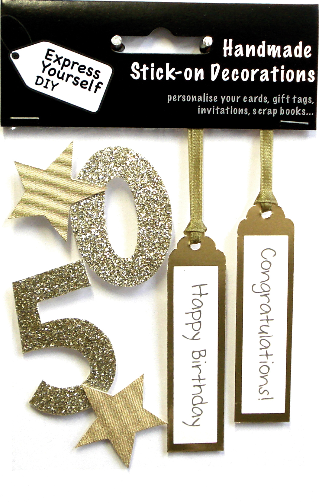 Handmade 50Th Birthday Card Ideas Gold 50th Birthday Diy Greeting Card Toppers