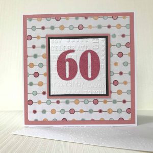 Handmade 60Th Birthday Card Ideas 60th Birthday Card Handmade Ready For Delivery