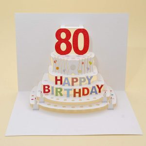 Handmade 80Th Birthday Card Ideas Forever Handmade Cards Pop Ups Pop51 80th Birthday Laser Cut Pop Up Card