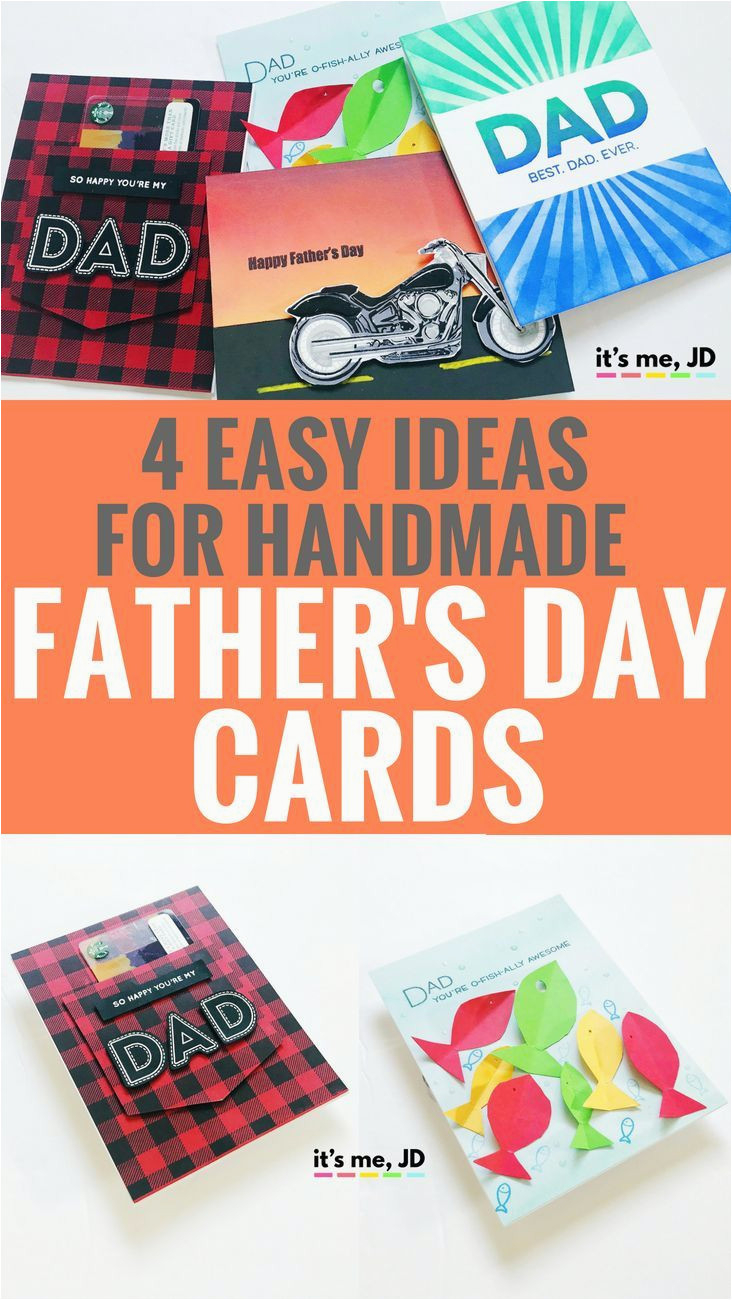 Handmade Birthday Card Ideas For Dad Diy Birthday Cards For Father 4 Easy Handmade Father S Day Card