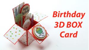 Handmade Birthday Card Ideas For Daughter 3d Birthday Card Handmade Unique Pop Up Box Bday Card Making