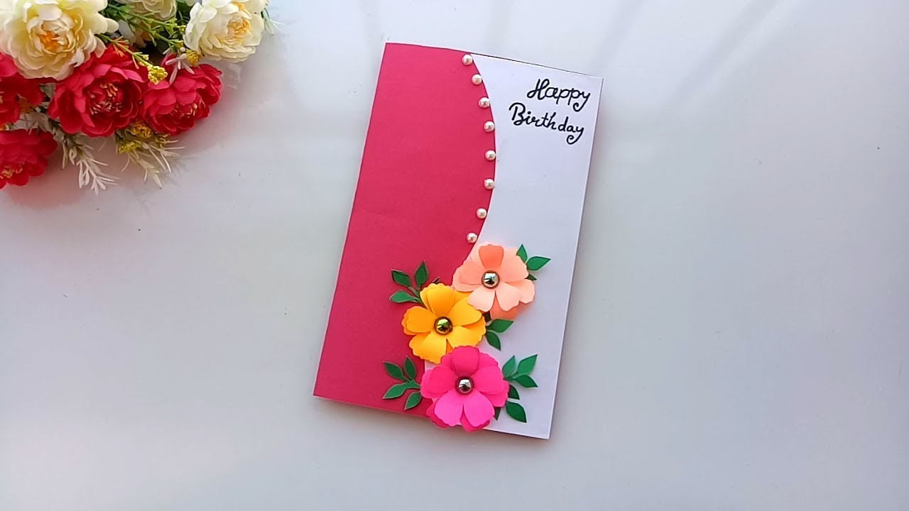 Handmade Greeting Cards For Birthday Ideas Beautiful Handmade Birthday Card Idea Diy Greeting Pop Up Cards For Birthday