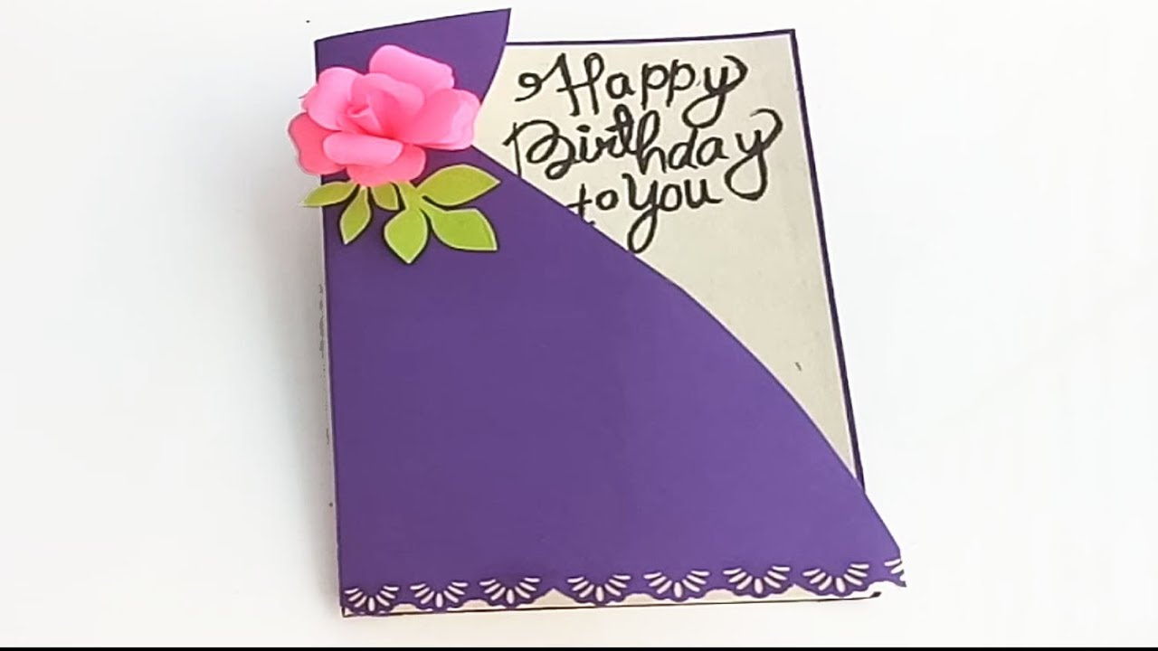 Happy Birthday Card Idea Sister Happy Birthday Cards Ideas Diy Birthday Card Complete Tutorial