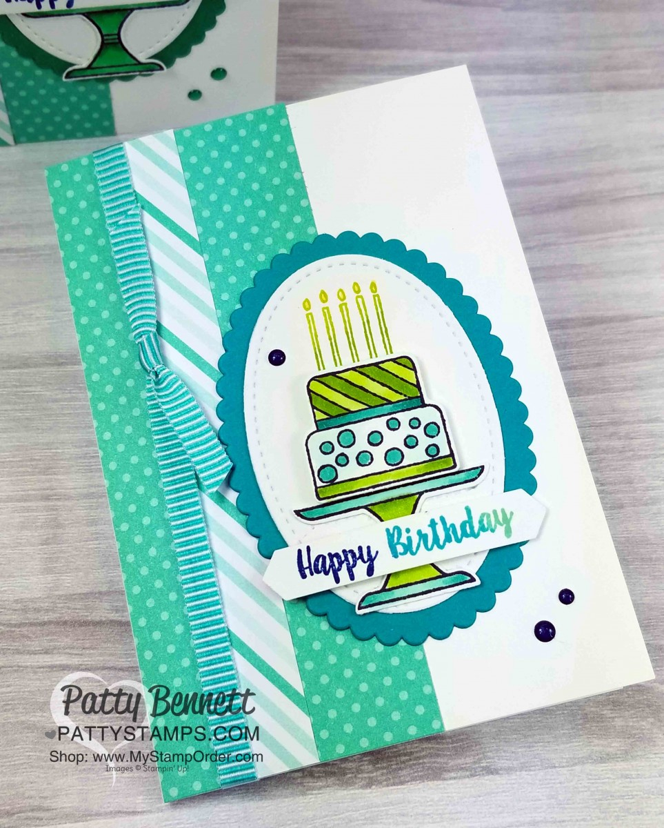 Happy Birthday Card Ideas Piece Of Cake Birthday Card Idea Patty Stamps