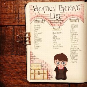 Harry Potter Birthday Card Ideas 17 Harry Potter Bullet Journal Spreads That Are Magical Thefab20s
