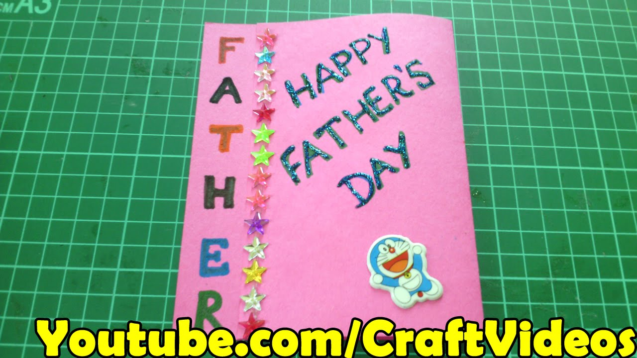 Homemade Birthday Cards For Dad Ideas Fathers Day Easy Card Ideas For Kids And Making Tutorial Happy Fathers Day Cards