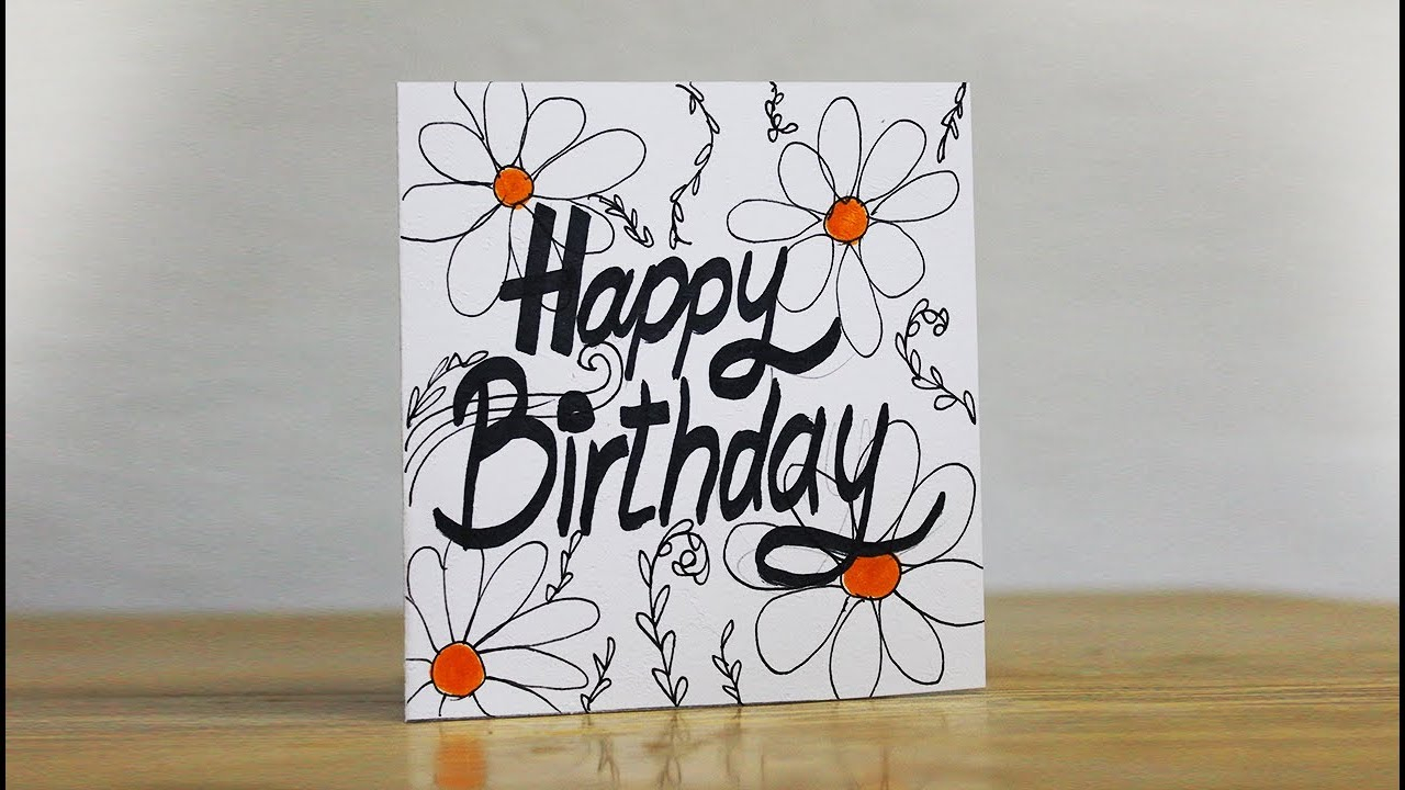 Homemade Card Ideas For Birthdays Beautiful Birthday Greeting Card Idea Easy Card Making