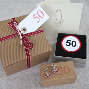 Ideas For 50Th Birthday Cards Happy 50th Birthday Filled Gift Box