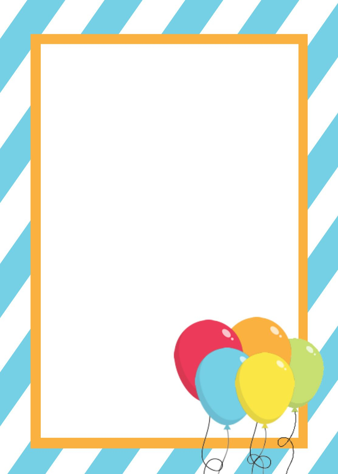 Ideas For Birthday Invitation Cards Kids Birthday Invitation Card Template Birthday Invitation Card