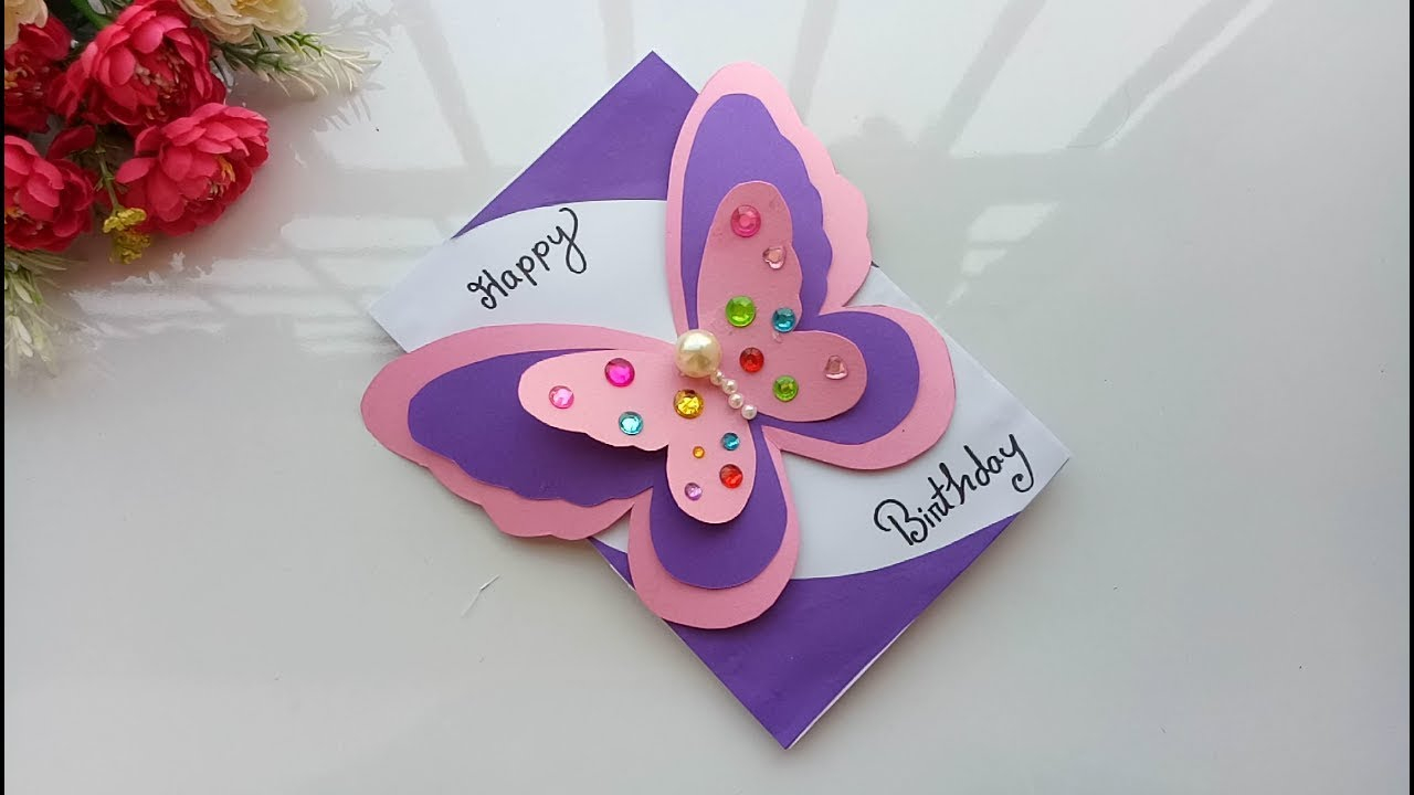 Ideas For Homemade Birthday Cards Beautiful Handmade Birthday Cardbirthday Card Idea