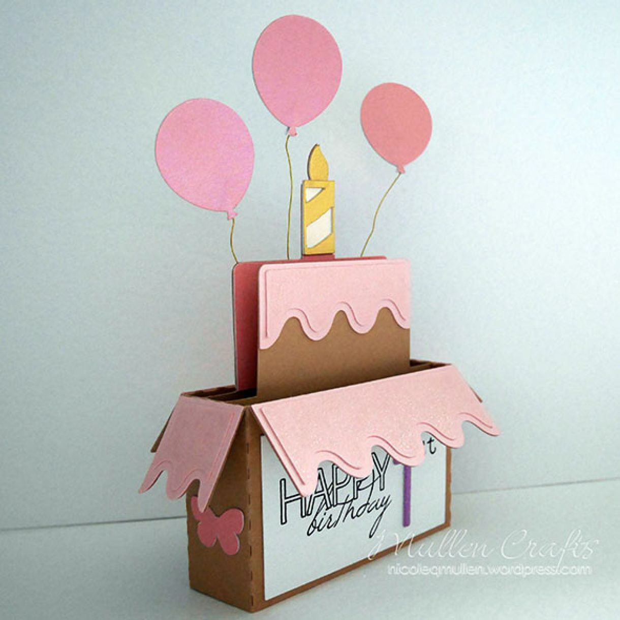 Ideas For Making Birthday Cards Handmade Birthday Card Idea Using Silhouette Birthday Box Cutting File