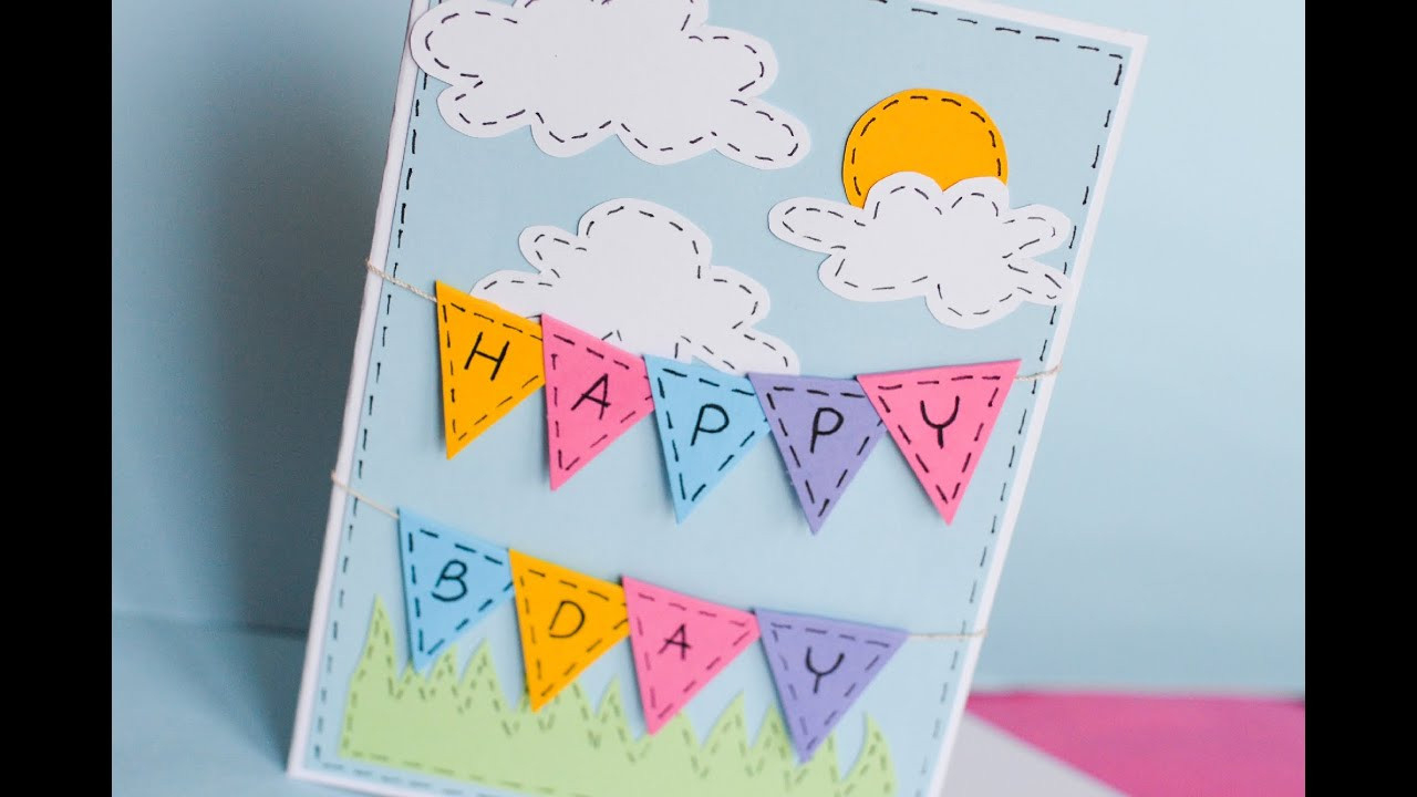 Ideas To Make Greeting Cards For Birthday Make A Video Birthday Card Greeting Card Making Ideas Latest