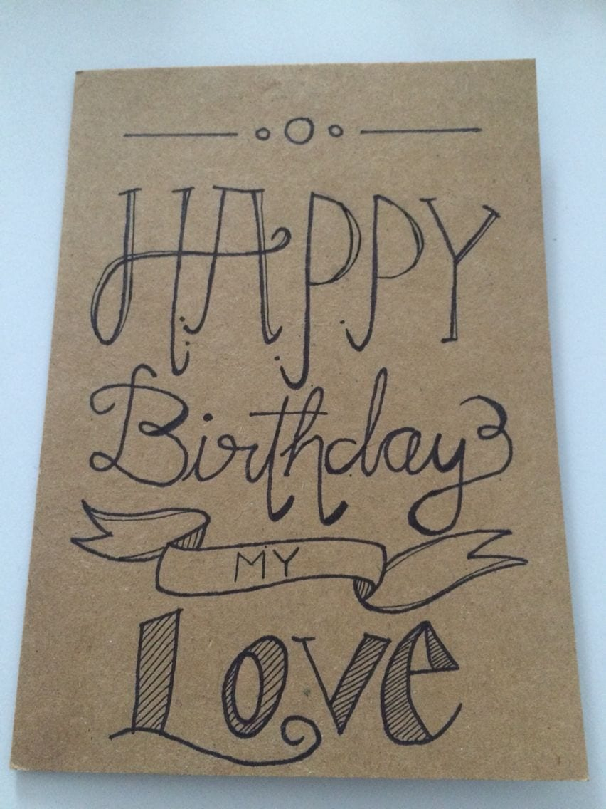 Ideas To Write In Birthday Cards Happy Birthday Greeting Card For Boyfriend Diy Ideas What To Write