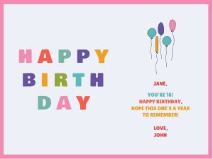 Make Your Own Birthday Card Ideas Customize Our Birthday Card Templates Hundreds To Choose From