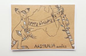 Male 21St Birthday Card Ideas Bespoke Cards Handmade Hand Drawn Kio Cards
