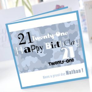 Male 21St Birthday Card Ideas Personalised Boys 21st Birthday Card