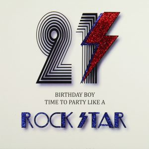 Male 21St Birthday Card Ideas Time To Party Like A Rock Star Quality 21st Birthday Card Mrf3