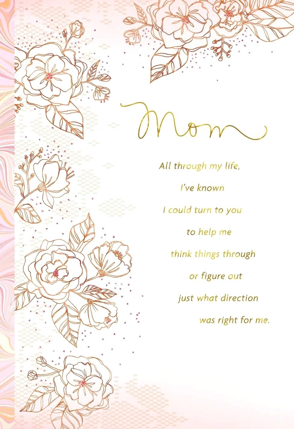 Mothers Birthday Card Ideas Birthday Card For Mom Hajra