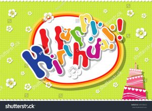 Origami Birthday Card Ideas 012 Template Ideas Stock Vector Happy Birthday Greeting Card Or