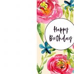 Perfect Printable Happy Birthday Cards Happy Birthday Card 4 Page Printable printable happy birthday cards|craftsite.info