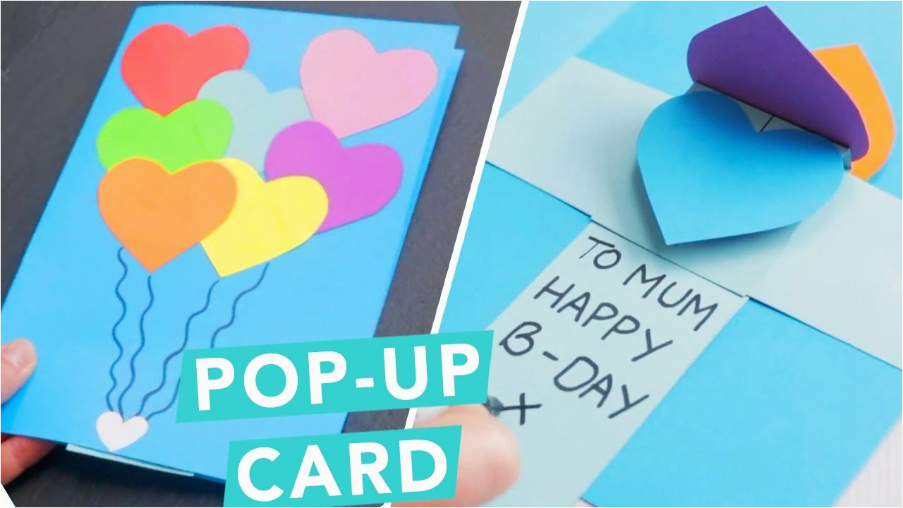 Pop Up Card Ideas Birthday Diy Pop Up Birthday Cards Easy 911stories