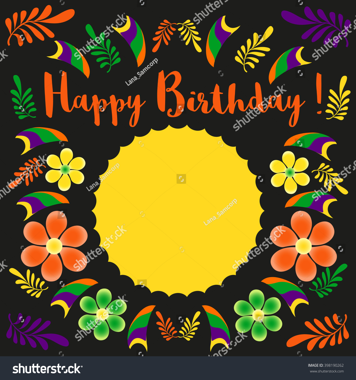 Poster Birthday Card Ideas 008 Template Ideas Stock Vector Happy Birthday Card Poster On Party