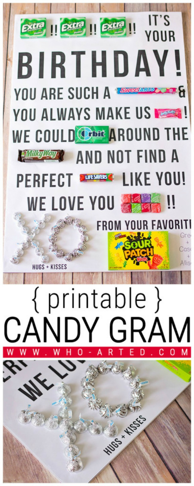 Poster Birthday Card Ideas The 11 Best Candy Gram Ideas The Eleven Best