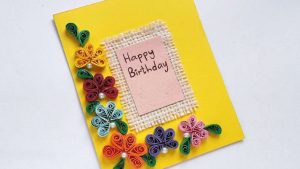 Quilling Birthday Cards Ideas How To Create A Simple Quilled Birthday Card Diy Crafts Tutorial Guidecentral