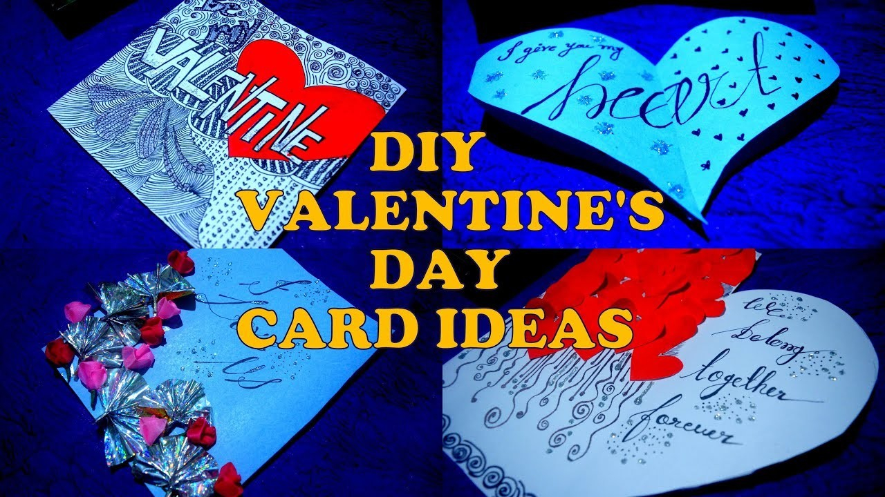Romantic Birthday Card Ideas Diy 4 Valentines Day Card Ideas Romantic Greeting Card Ideas