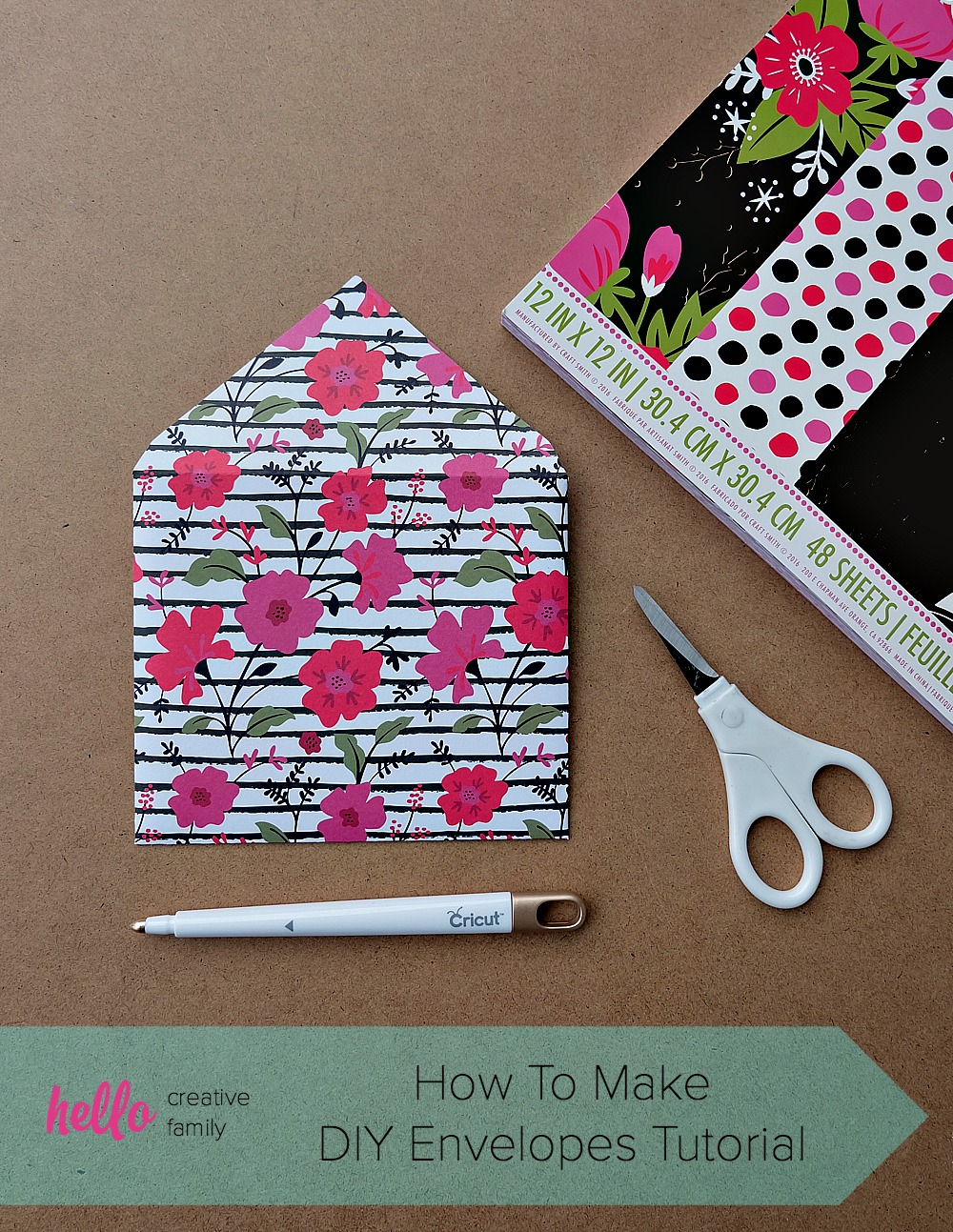 Scrapbook Ideas For Birthday Cards How To Make Diy Envelopes Tutorial Hello Creative Family