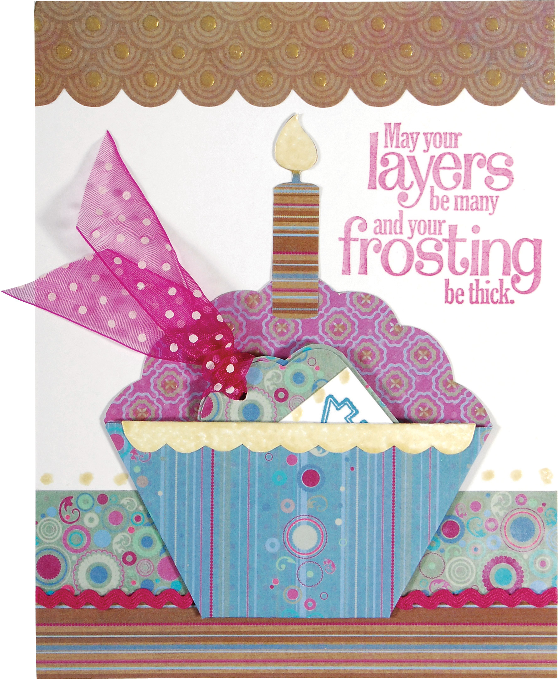 Scrapbooking Birthday Card Ideas Cupcake Birthday Card