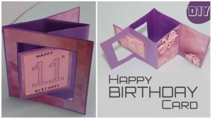 Scrapbooking Birthday Card Ideas Swing Pop Out Card For Scrapbook Birthday Card Ideas