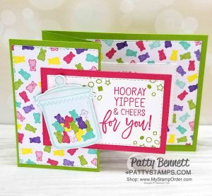 Stampin Up Birthday Cards Ideas How Sweet It Is Gummy Bear Birthday Card Idea Patty Stamps