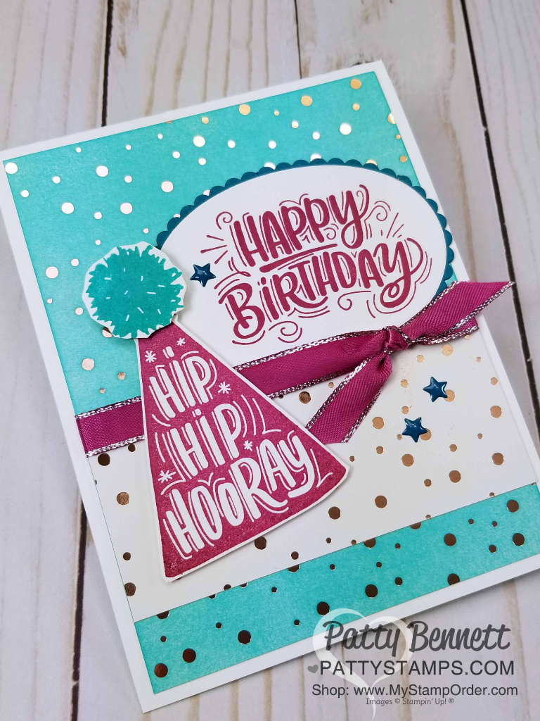 Stampin Up Birthday Cards Ideas Party Hat Birthday Card Ideas Patty Stamps