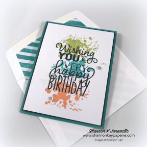 Stampin Up Birthday Cards Ideas Quick Easy Card Idea Shannon Kay Paperie
