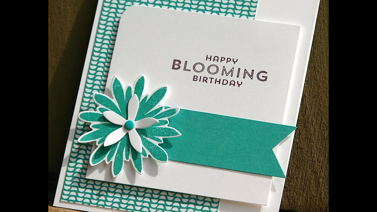 Stampin Up Birthday Cards Ideas Stampin Up Birthday Card Using Flower Patch